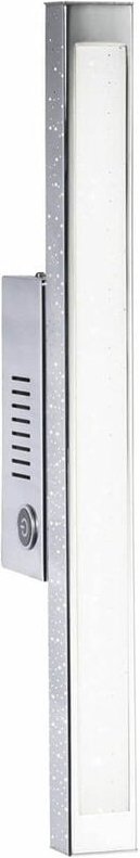 Wandleuchte Wandlampe modern led Wandlampe mit Touchdimmer silber, Metall, 1x led 8,6W 600Lm 3000K, LxBxH 42x4x9 cm Wofi...