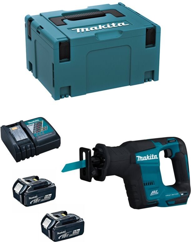 Thumbnail - Makita - Säge auf Gegenseitigkeit 18V lxt (2x5,0 Ah) in makpac DJR188RTJ