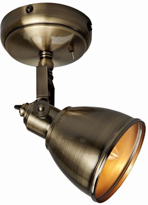 Fjlbacka - 1 Licht Innenwandleuchte Spotlight Antik, E14 - Markslojd