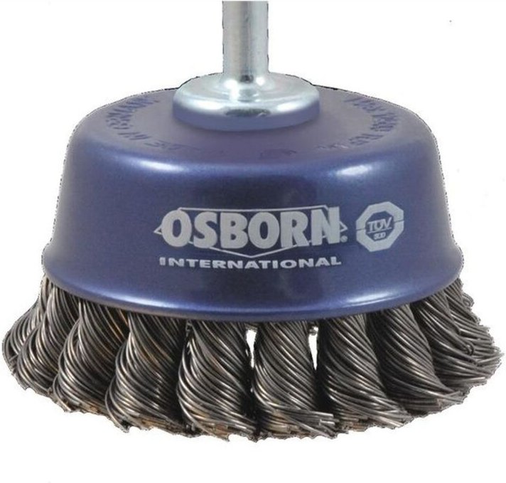 Topfbürste ø 65 mm Drahtstärke 0,5 mm Stahl 6000 min-¹