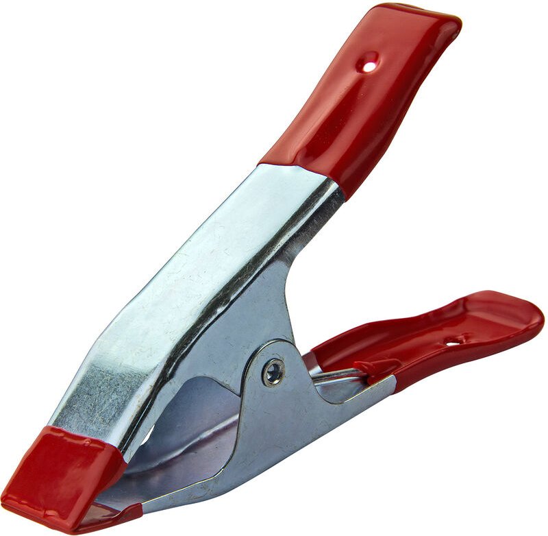 Leimzwinge 150 mm verzinkt, gummiert