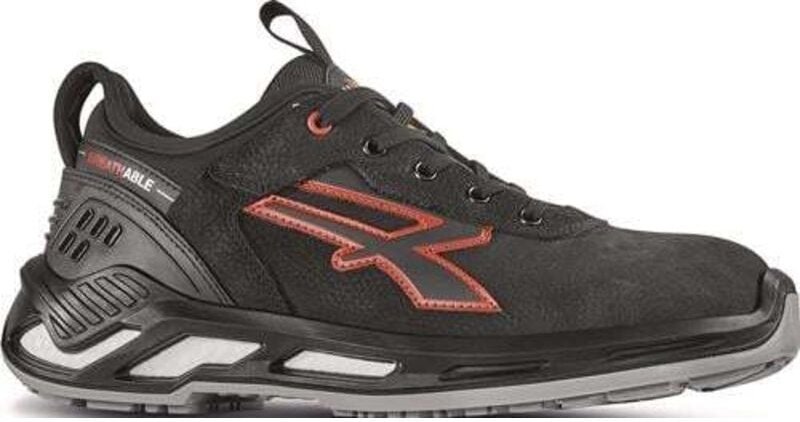 Thumbnail - Sicherheitsschuh tucker Gr.43 schwarz/rot S3 ci src esd EN20345 Leder u.power RS20184-43