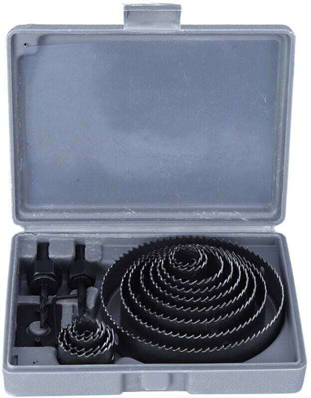 17-teiliges Bohrer-Set, langlebige Hartmetallbohrer für Holzbearbeitung, Weich- und Hartholz, Gipskarton