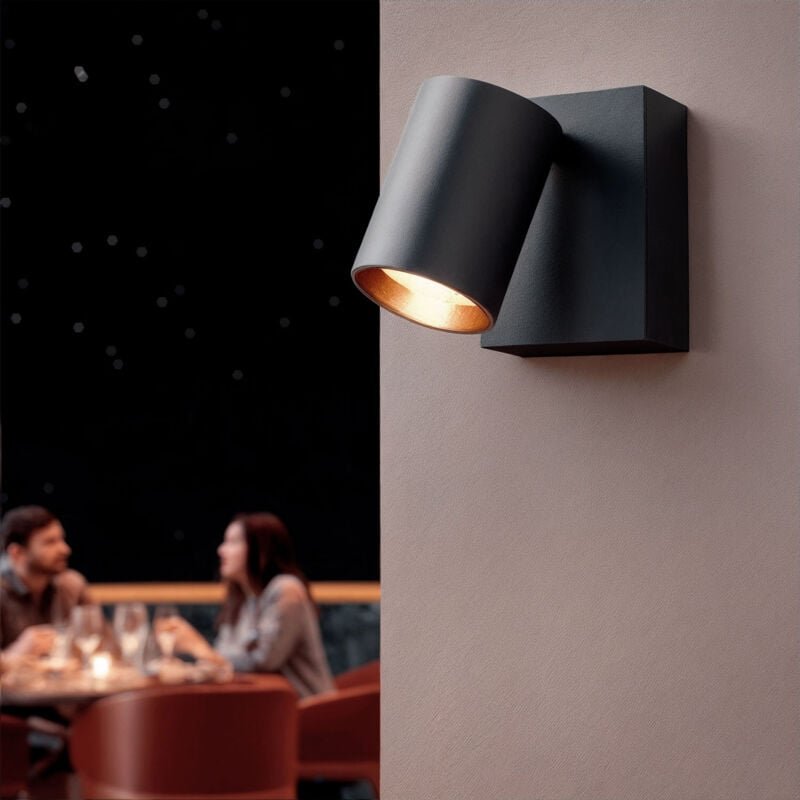 Ledkia - led Wandleuchte Außen 10W Aluminium cct wählbar Kuriya Rost