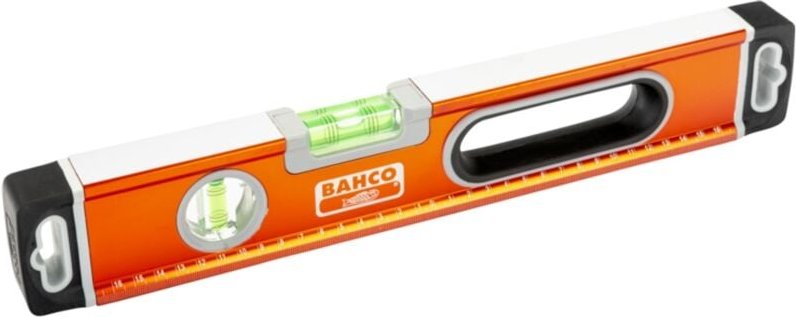 Bahco - Wasserwaage aus eloxiertem Aluminium mit breit geformtem Profil, magnetisch 1200 mm