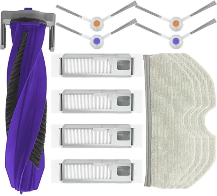 Für Freo X Plus Roller Seite Pinsel Filter Mopp Lappen Zubehör