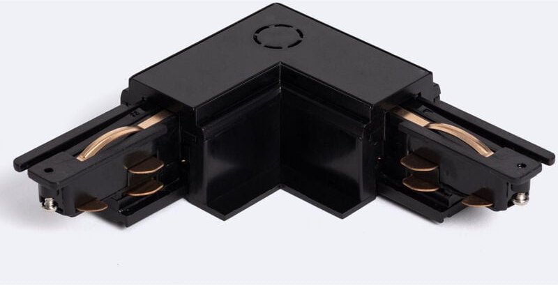Thumbnail - Verbinder 'Right Side' Typ l für 3-Phasenstromschiene dali Track Einbau Aluminium Schwarz