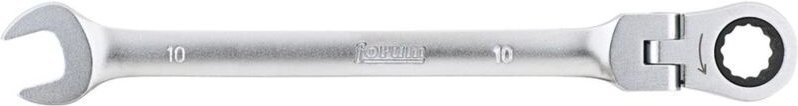 Forum Maulschlüssel mit Ringratsche 10 mm, Gelenkkopf