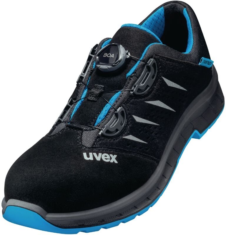 uvex 6938 6938240 Sicherheitshalbschuh S1P Schuhgröße (EU): 40 Schwarz/Blau 1 Paar