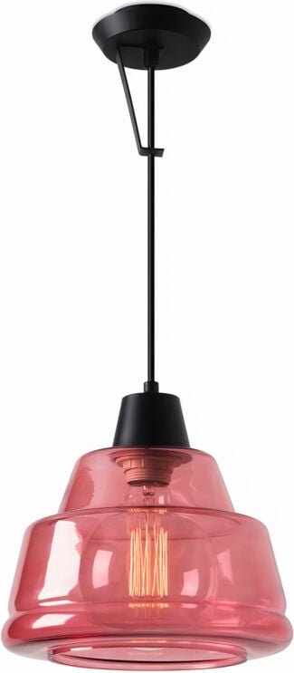 1 Lichtwand- / Kuppeldeckenanhänger Magenta, E27 - Leds-c4