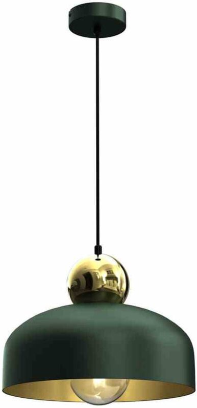 Milagro HARALD MLP7694 grün/gold Kronleuchter Pendelleuchte