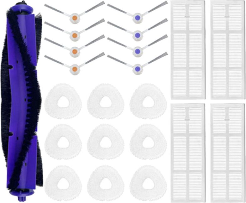 Für Freo Vielseitig Selbst Mopp J3 Roller V-Förmigen Seite Pinsel Tücher Lappen Hepa-Filter Ersatzteil