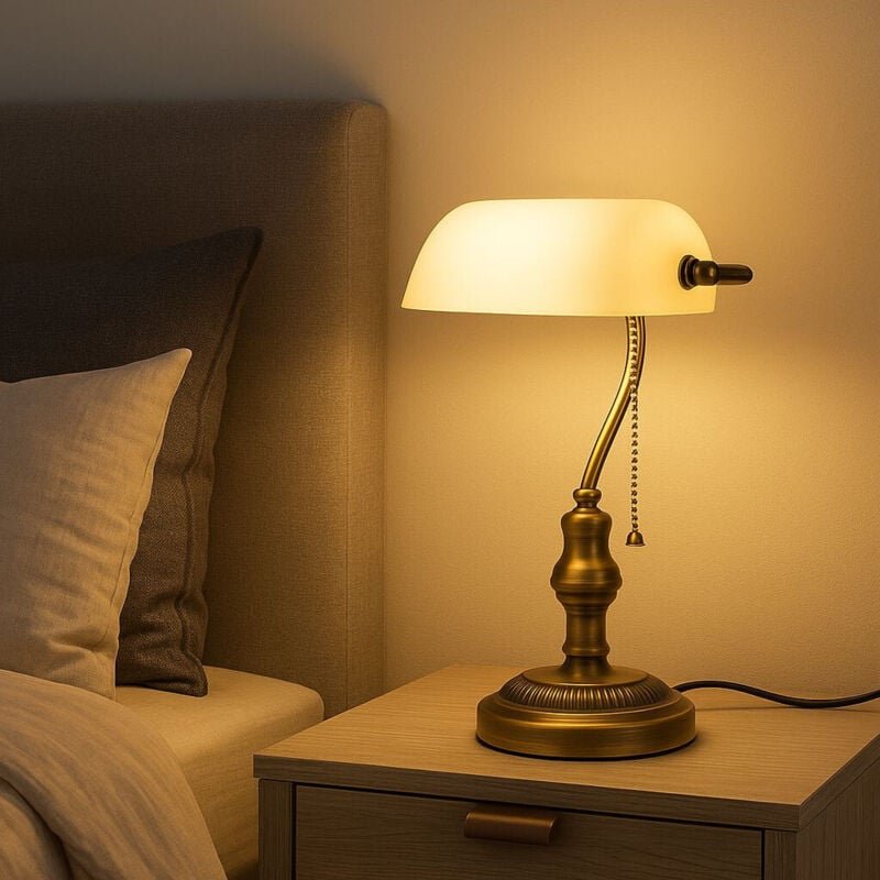 Barcelona Led - Vintage-Tischlampe 'banquero' - E27