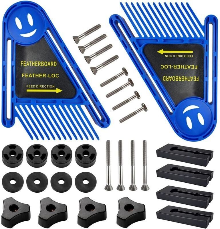 Doppelte Schnittführungs-Sets, für Kreissägen 21 × 16,5 cm, multifunktionales Werkzeug für die Holzbearbeitung, kompatib...