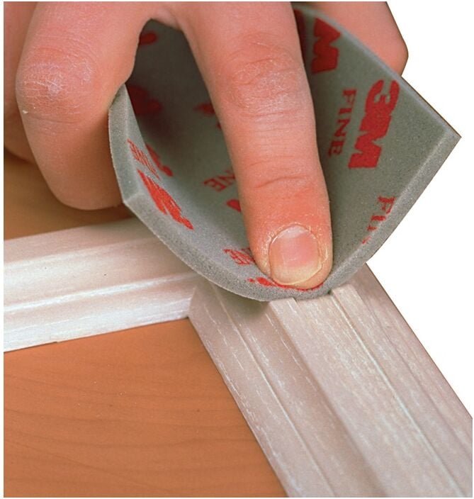 3808 Schleifschwamm Soft Pad L140xB115mm mittel - 3M