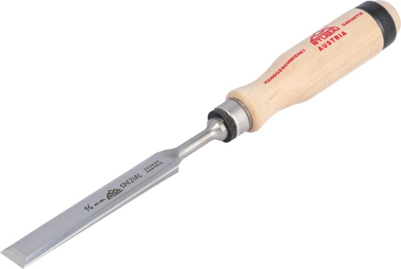 Spezial Stemmeisen (Stechbeitel) mit Weißenbuchenheft Breite 16 mm - Stubai