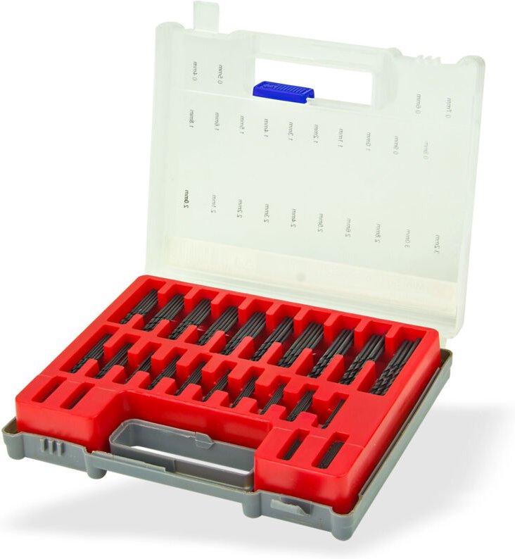 Dema - Spiralbohrerset 0,4-3,2 mm 150 tlg Bohrersatz Metallbohrer Spiralbohrer Bohrer