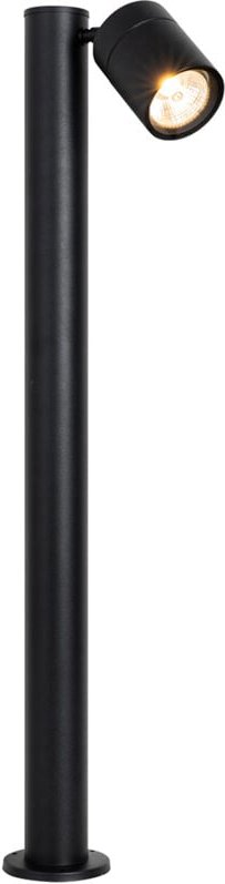 Stehende Außenleuchte schwarz 80 cm AR70 verstellbar IP44 - Solo