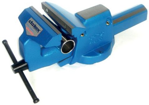 Werkbankschraubstock Dolex Serie 80 mit Rohrklemme - Öffnung: 185 mm - 87