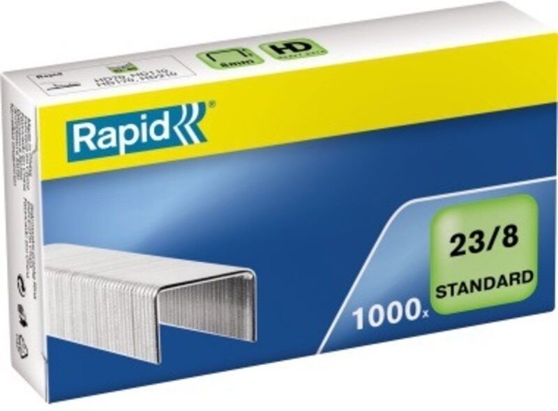 Rapid Standard-Klammern 23/8 verzinkt -Box von 1000-.