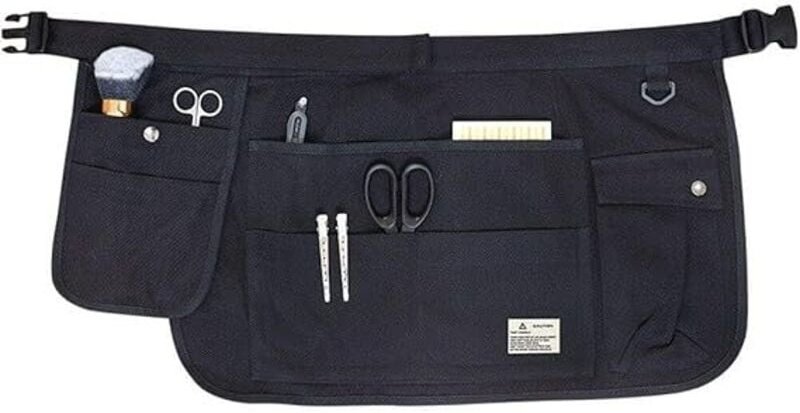 Sollbry - Garten-Halbschürze, Taillenschürze, Gartengeräte, Gürteltasche, verstellbarer Taillengürtel für Haushaltsgärtn...