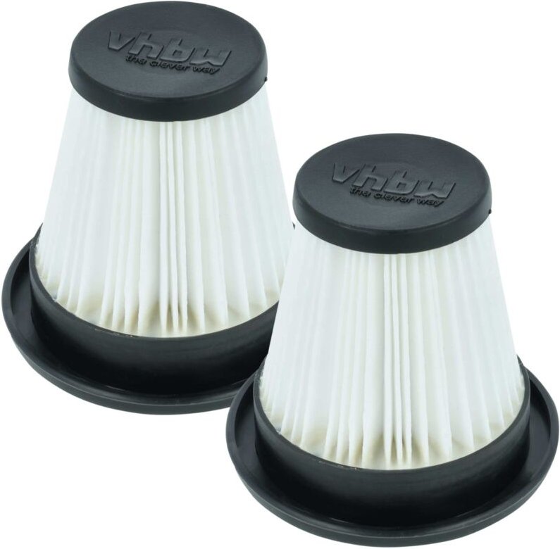 vhbw 2x Faltenfilter Ersatz für Stihl SA030801900 für Nass- & Trockensauger - Patronenfilter Schwarz Weiß