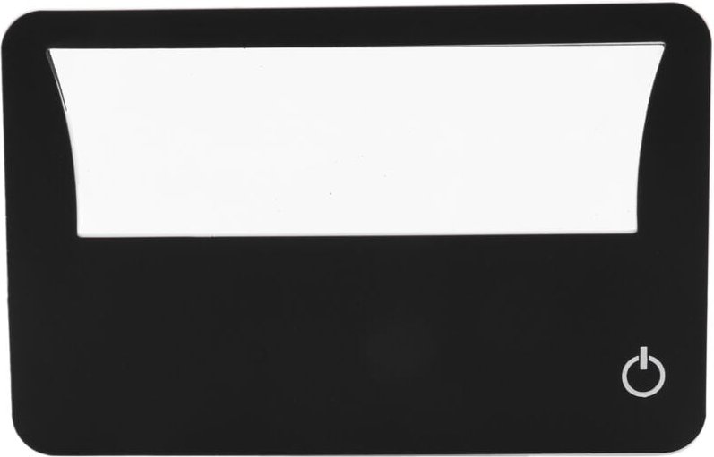 Beleuchtete 3-fache Lupe in Kreditkartengröße. Das Paket enthält 2 Lupen, jede mit Linse zum Lesen, zur Verwendung als L...