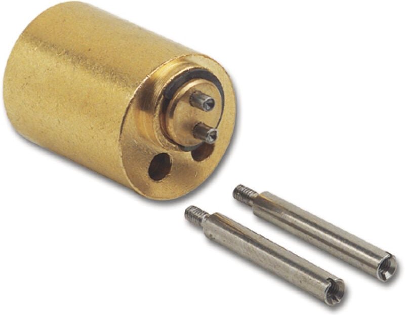 Junie 7638 ass Verlängerung für Zylindereinsatz l 22 mm, Messing blank