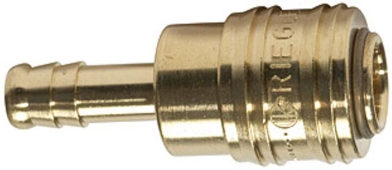 Schnellverschlusskuppl. nw 7,2 »connect line«, ms bl., Tülle LW10 - Riegler