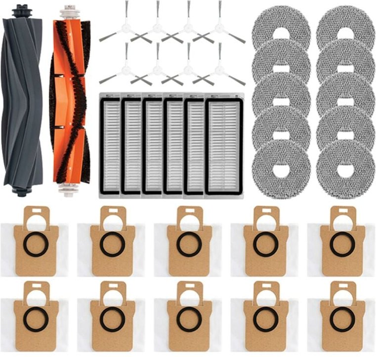 Für L10S Ultra/S10 Pro Roboter Vakuum Wichtigsten Seite Pinsel Filter Mopp