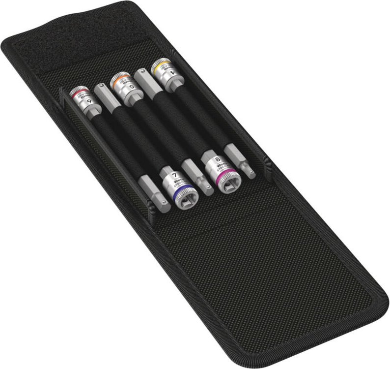 Schraubendreher-Einsatz 1/4' Garnitur 5tlg. 4-8x100mm Haltefunktion - Wera