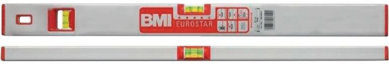 Wasserwaage eurostar 690 e 50cm Alu.silber ± 0,5mm/m BMI