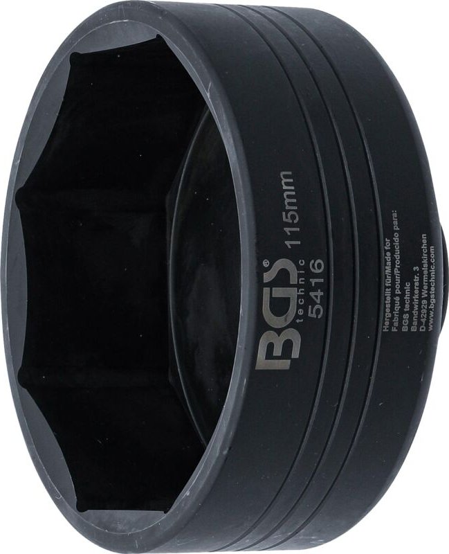 Bgs Technic - Radkapseln- und Achsmuttern-Schlüssel 8-kant ø 115 mm für Volvo