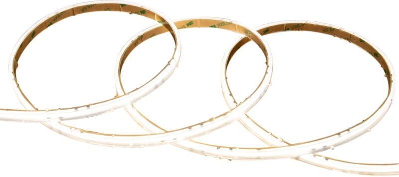 LED-Streifen Dimmbar 220V COB Selbstgleichrichtend 320 LED/m 14W/m 1120lm/m SILICONE FLEX 10mm Schnitt 25cm IP65 nach Ma...