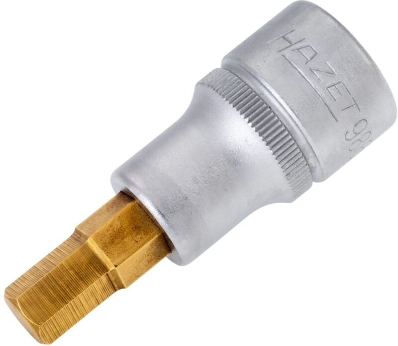Steckschlüsseleinsatz 986-9 1/2' vierkant, sw 9 mm, Innen-Sechskant - Hazet