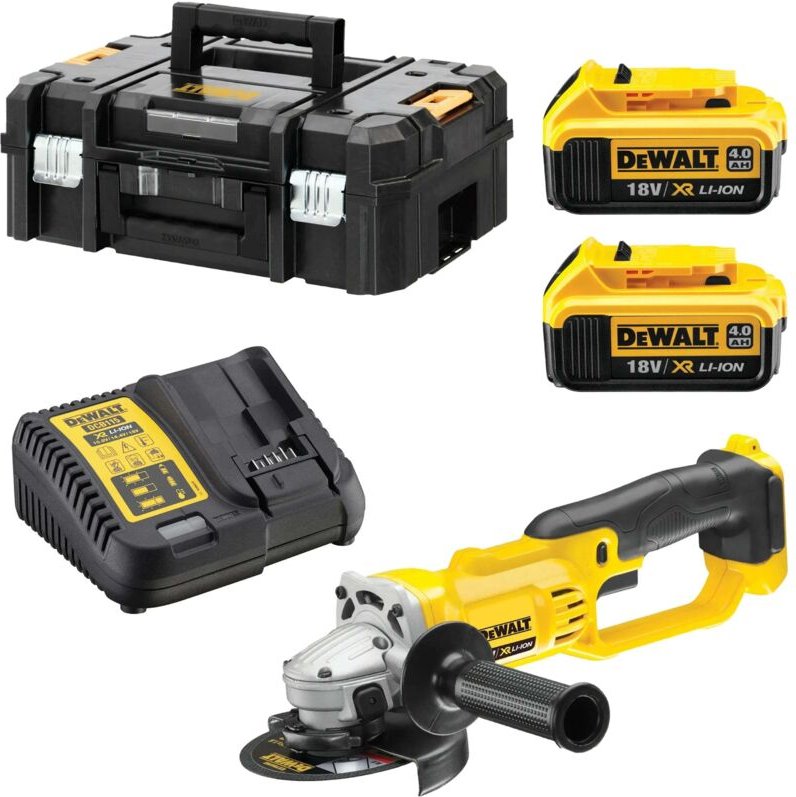 DCG412M2 Akku Winkelschleifer 18V 4.0Ah ø 125 mm 2 Akkus & Koffer - Dewalt