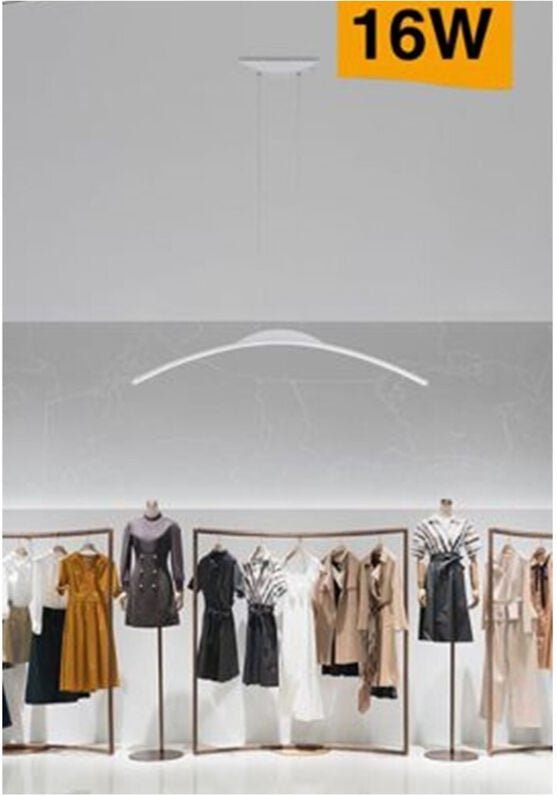 Trade Shop Traesio - Trade Shop - led 16W gebogene deckenleuchte 3000K 6500K 4000K B68-B -