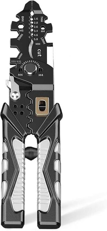 25-in-1 Multifunktions-Abisolierzange: Multifunktionale Abisolierzange für Elektriker Drahtschneider, Abisolierzange und...