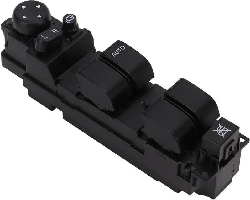 Hochsensibler elektrischer Fensterheberschalter als Ersatz für 2 6 2008-2012 RHD - Schwarz ABS.