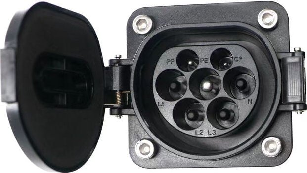 Jatrhg - Ladesteckdose Typ 2, 32A, 3P, weiblich – Modell T2 32 sk