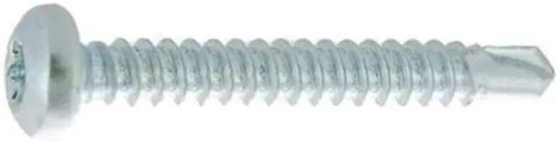 Ultima Selbstbohrende Schraube Torx 4,8x38 mm Weiß 250 Stück