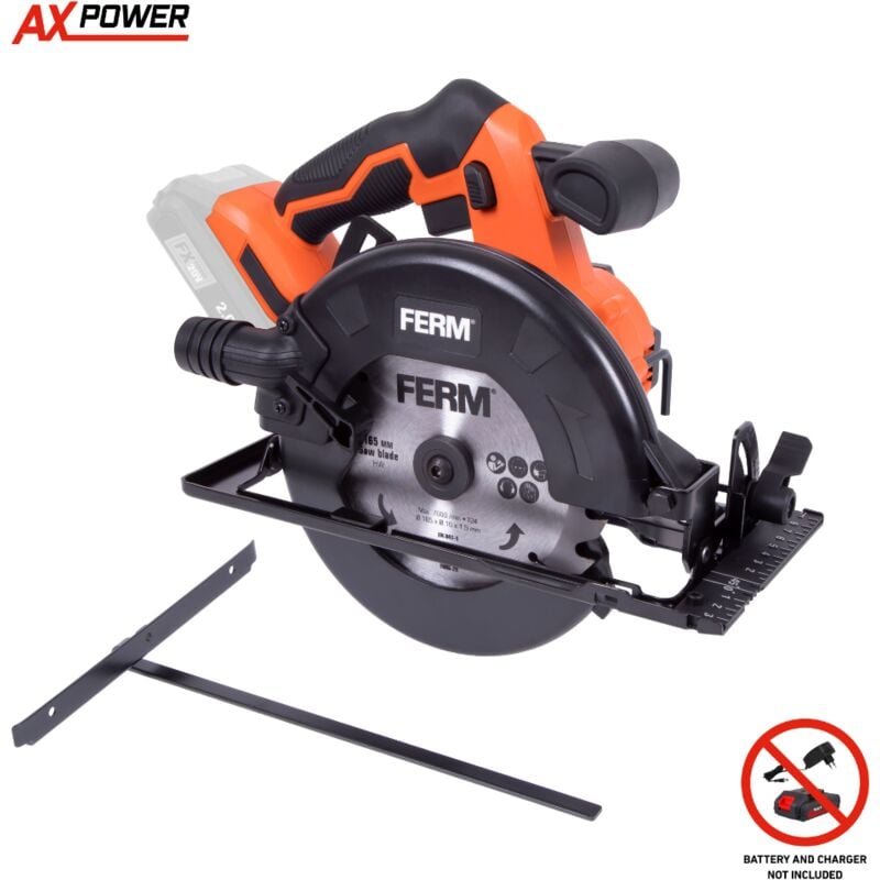 FERM - AX-POWER - Akku-Handkreissäge - 20V - ohne Akku & Ladegerät.
