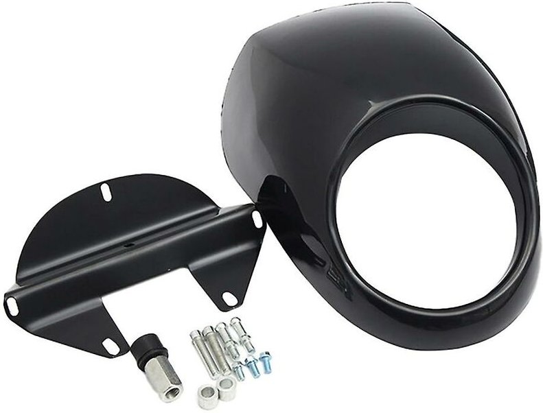 Thumbnail - Motorrad Scheinwerfer Verkleidung Kopf Licht Lampe Schutzhülle Retro Windschutzscheibe Für 750 XL1200 883