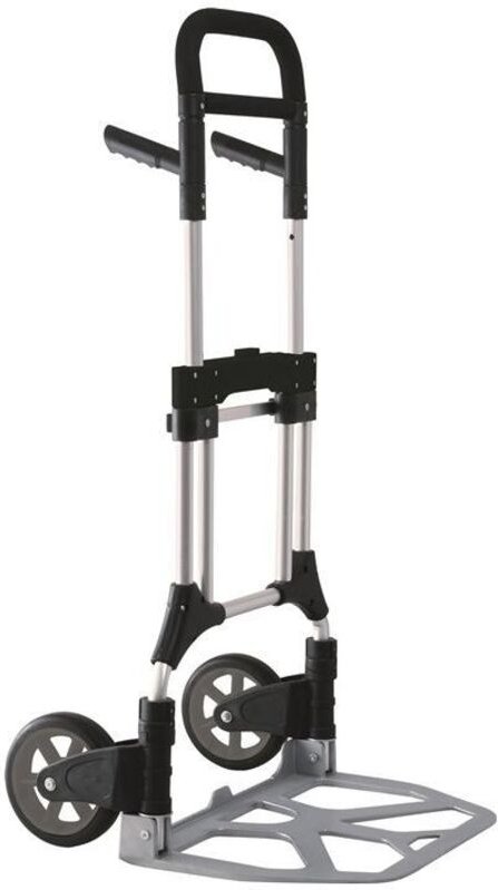 Transportkarre klappbar Aluminium Höhe 1220 mm Schaufellänge 400 mm Schaufelbreite 590 mm Tragfähigkeit 200 kg