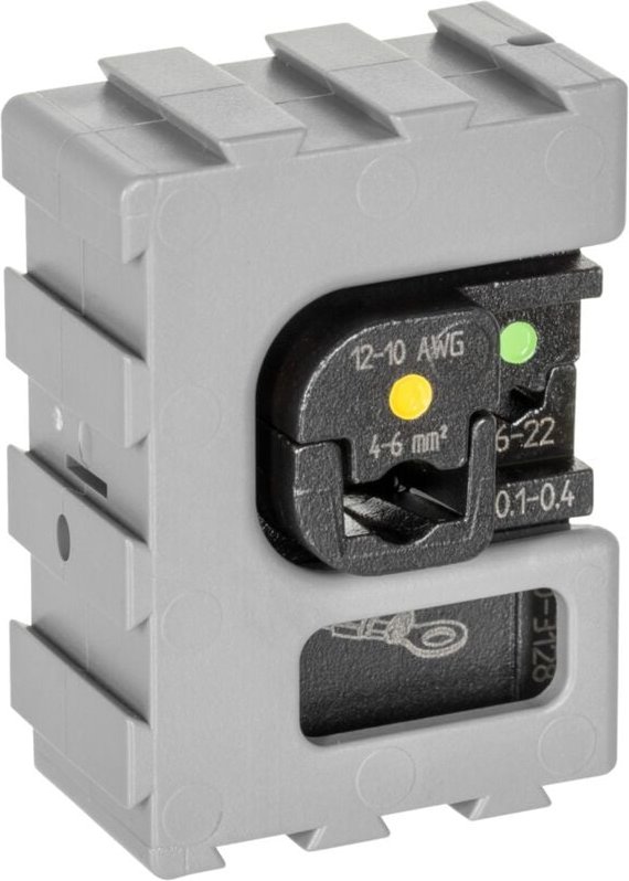 8140-02 Modul-Einsatz für isolierte Kabelschuhe 0,5-1,5/1,5-2,5