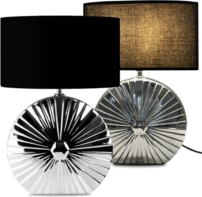 Ritim 2er Set Tischlampen, Silber - Konsimo