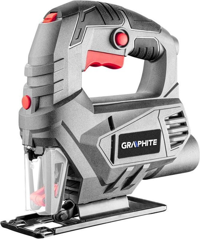 Graphit-Stichsäge, 450 W – Präzises Schneiden von Holz und Metall, 0–3000 U/min