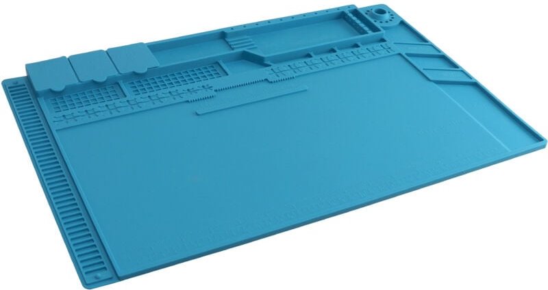Silikon-Lötmatte S-160C, 45x30 cm, blau - Daytools