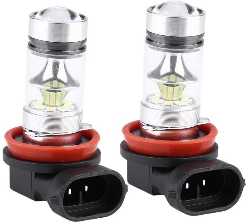 Jeffergarden - 100W 2X H8 H9 H11 Scheinwerferlampen Auto Nebelscheinwerfer für Froschfahren