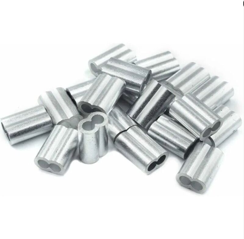 Sollbry - 20x Alu-Crimphülsen mit Doppel-Aderendhülsen 4,0 mm, Alu-Aderendhülsen, Crimp-Clip, Presshülsen, Crimphülsen, ...